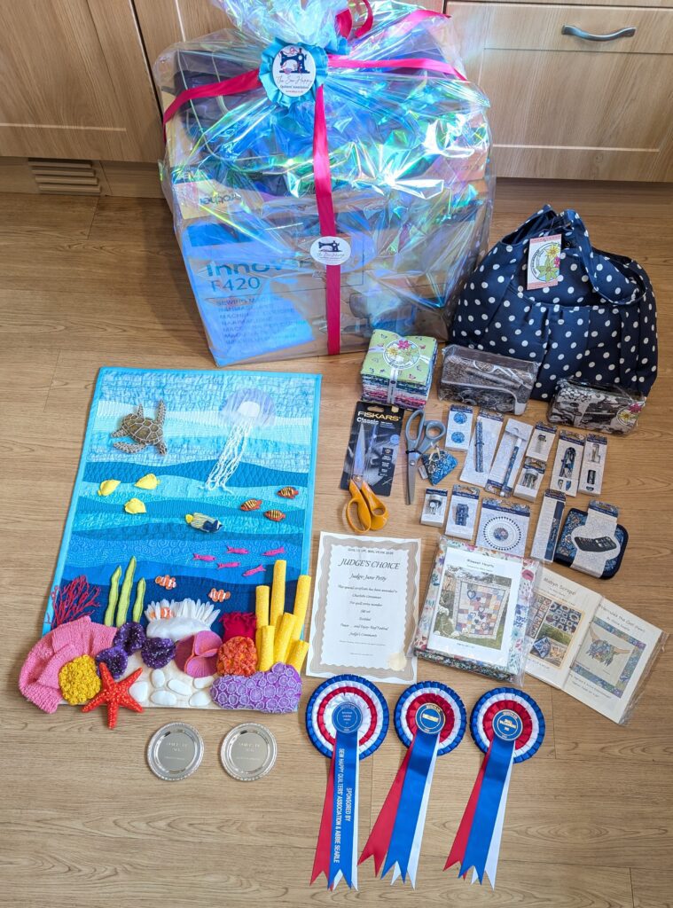 Charlotte Greenman Art - 2026 Malvern Quilt Show - Beginners Award Winner and Embellishment Award Winner